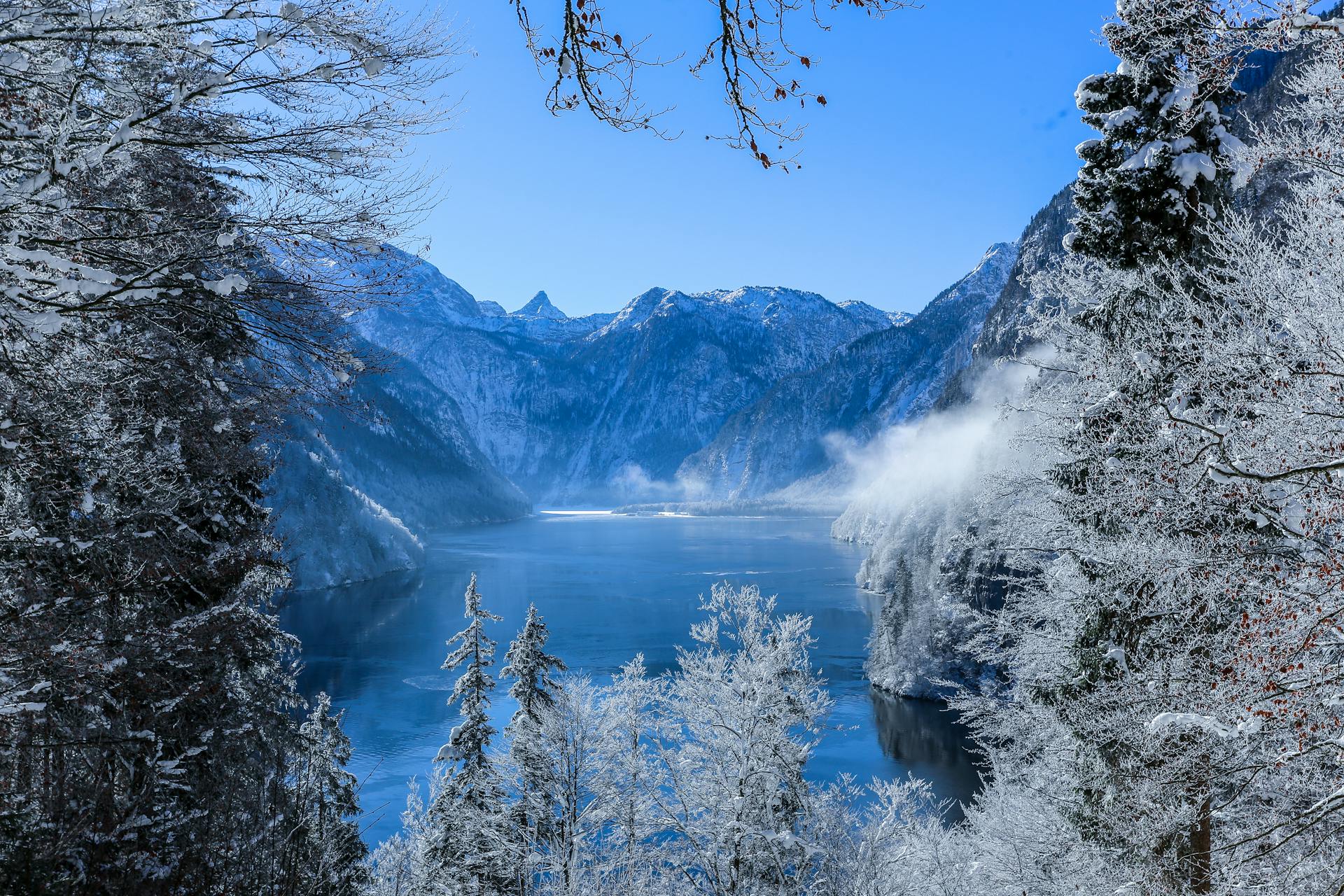 Konigssee Lake landscape view 0