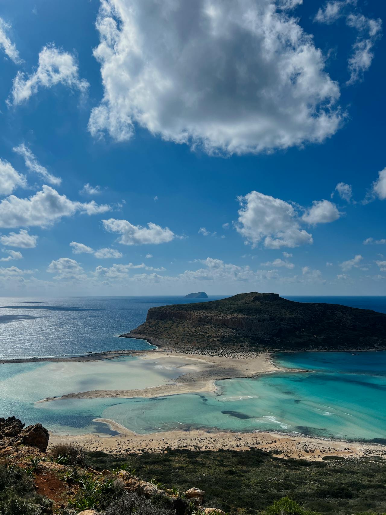Balos Lagoon landscape view 2