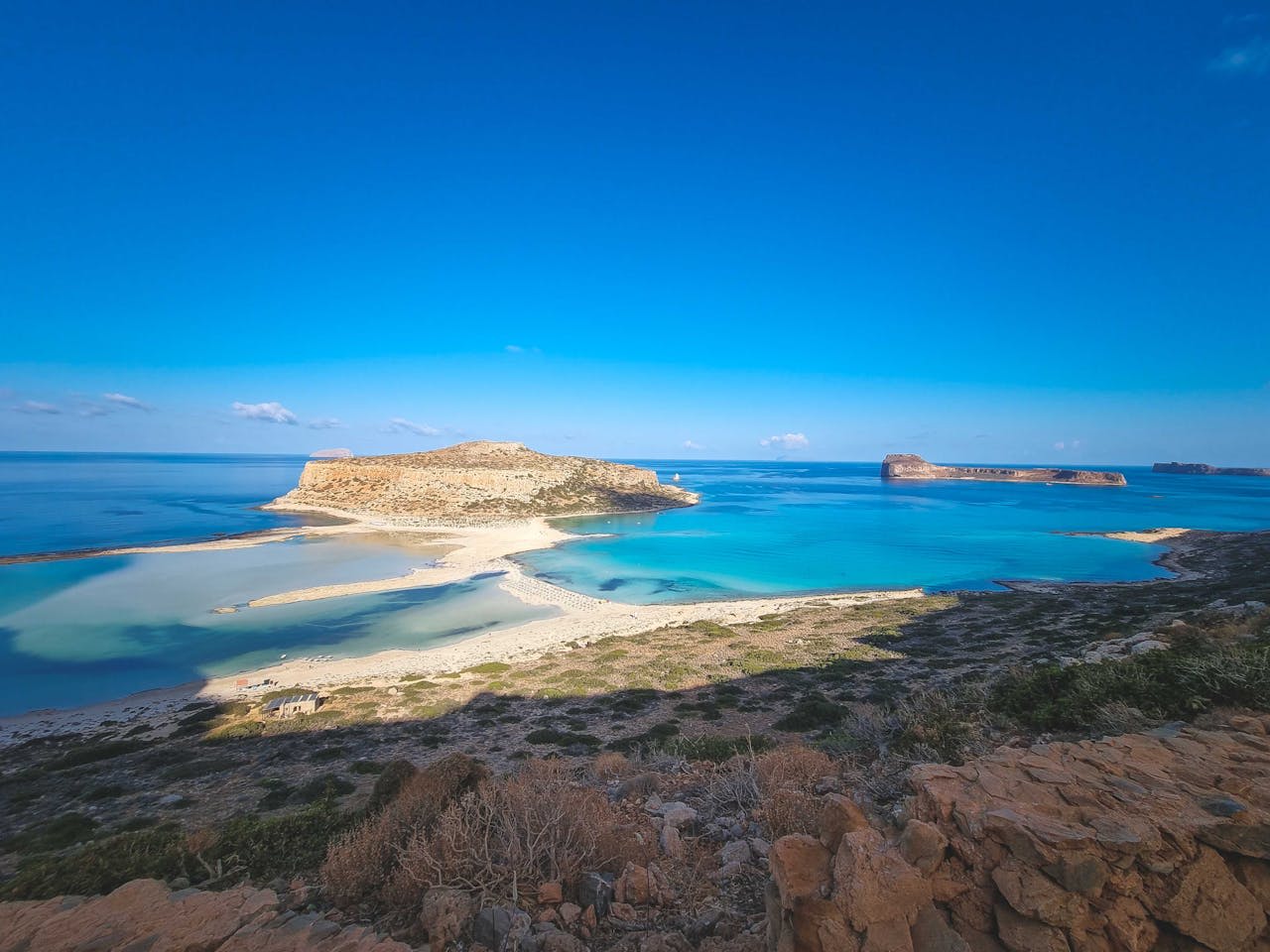 Balos Lagoon landscape view 4