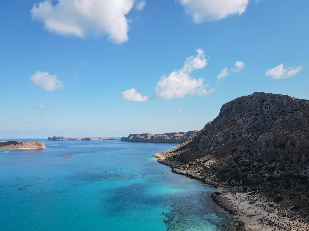 Balos Lagoon landscape view 3