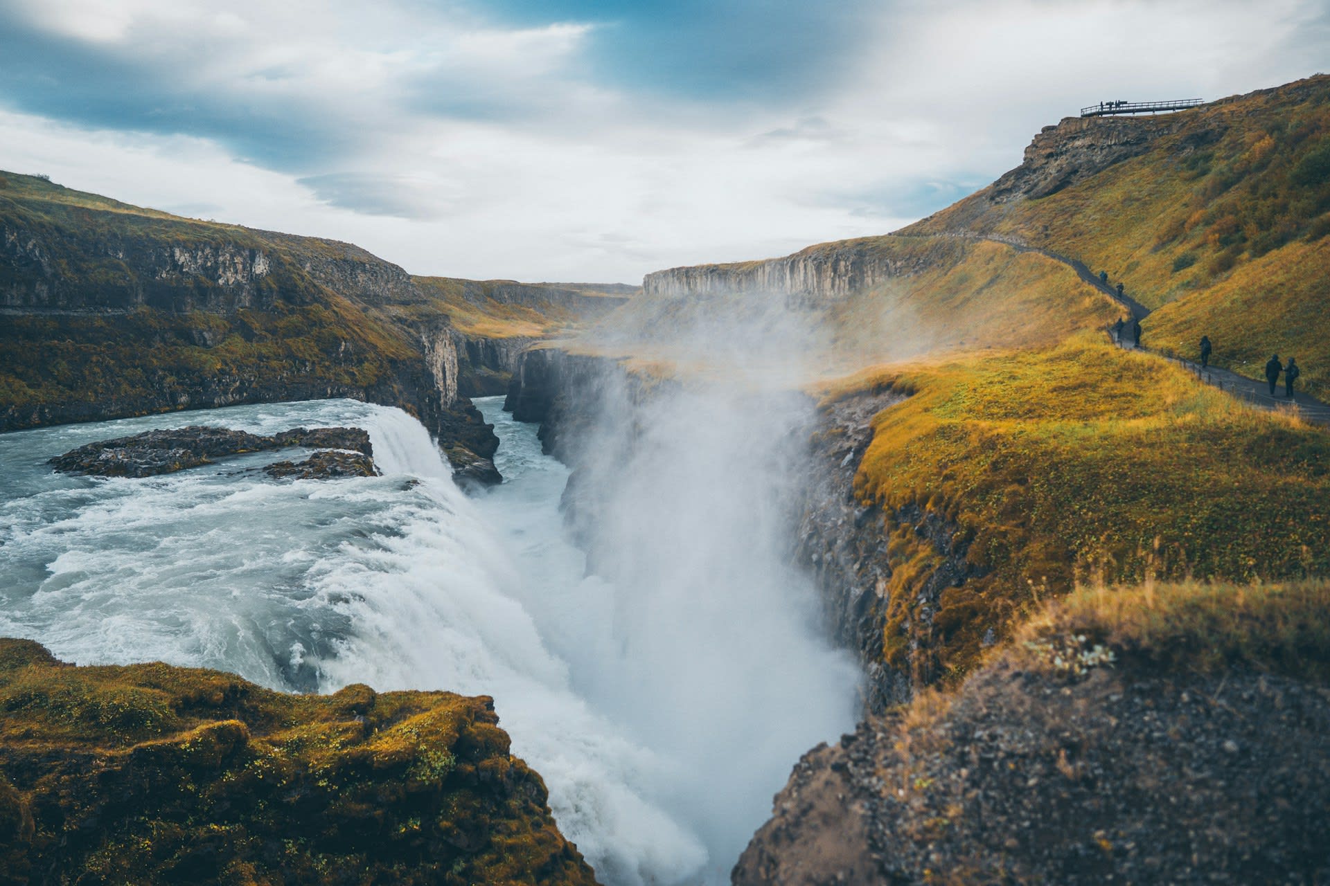 Þingvellir National Park rift valley where the North American and Eurasian tectonic plates meet
