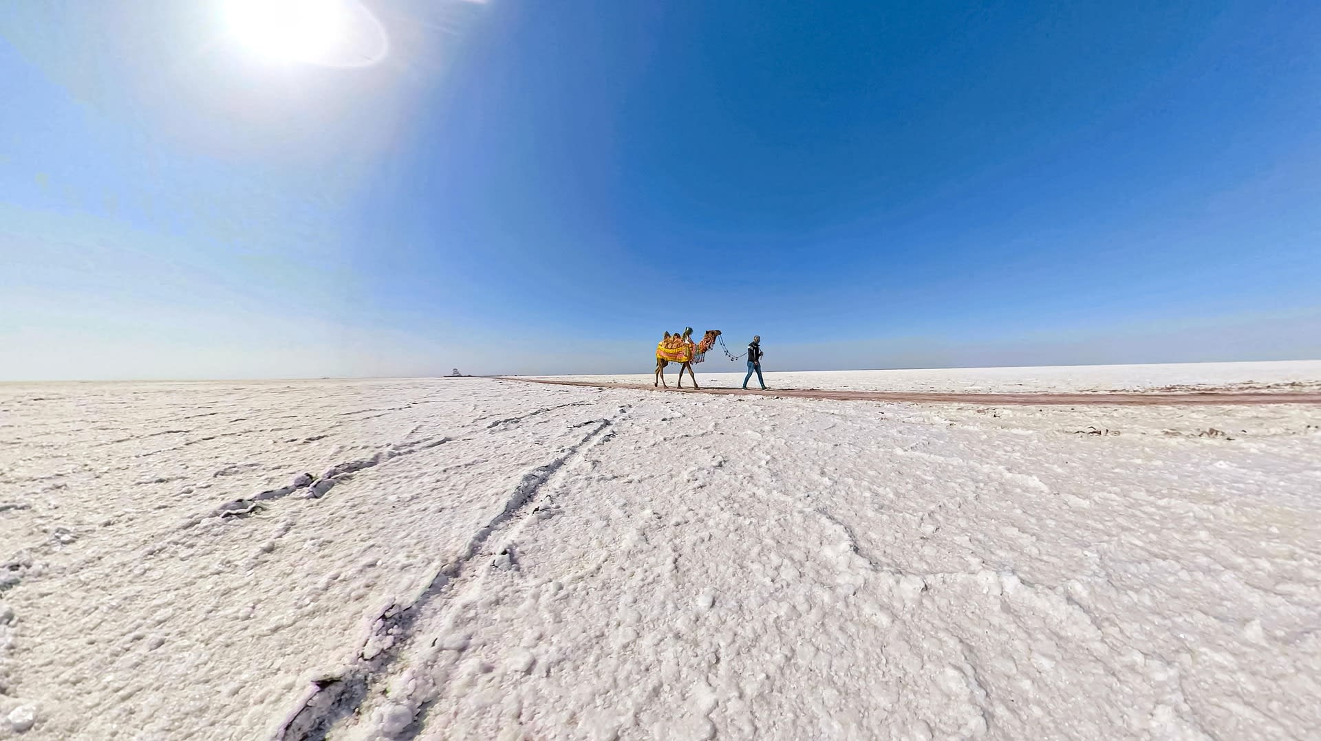 Rann of Kutch white salt desert landscape