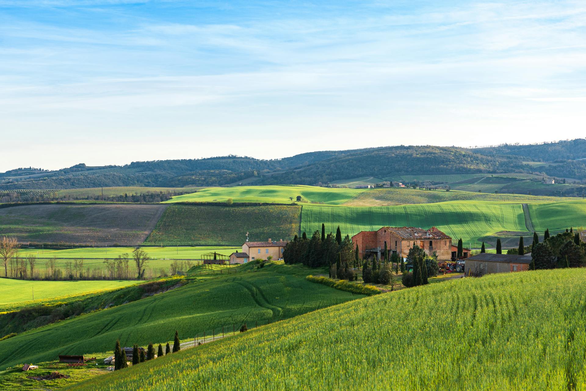 Val d’Orcia landscape view