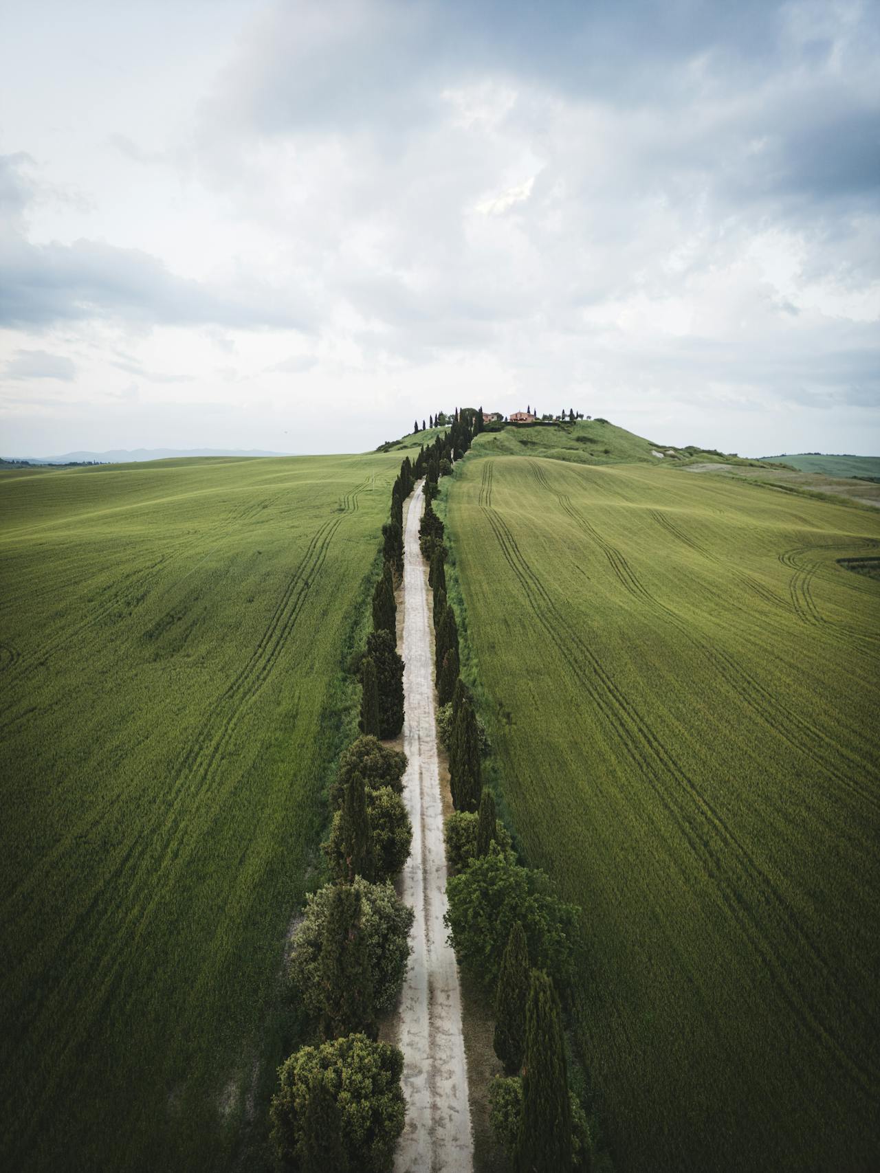Valley Orcia landscape view 2
