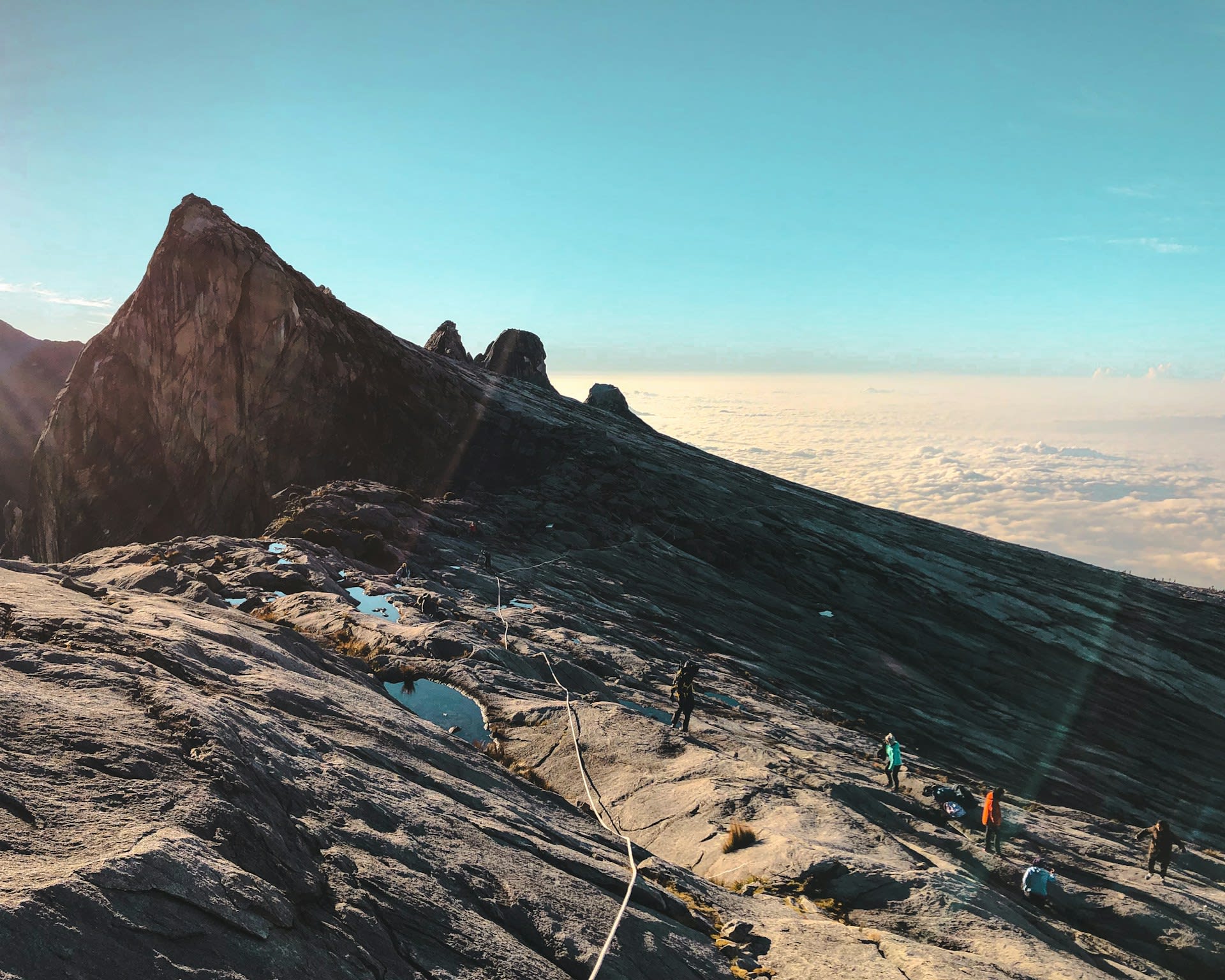 Mount Kinabalu mountain view