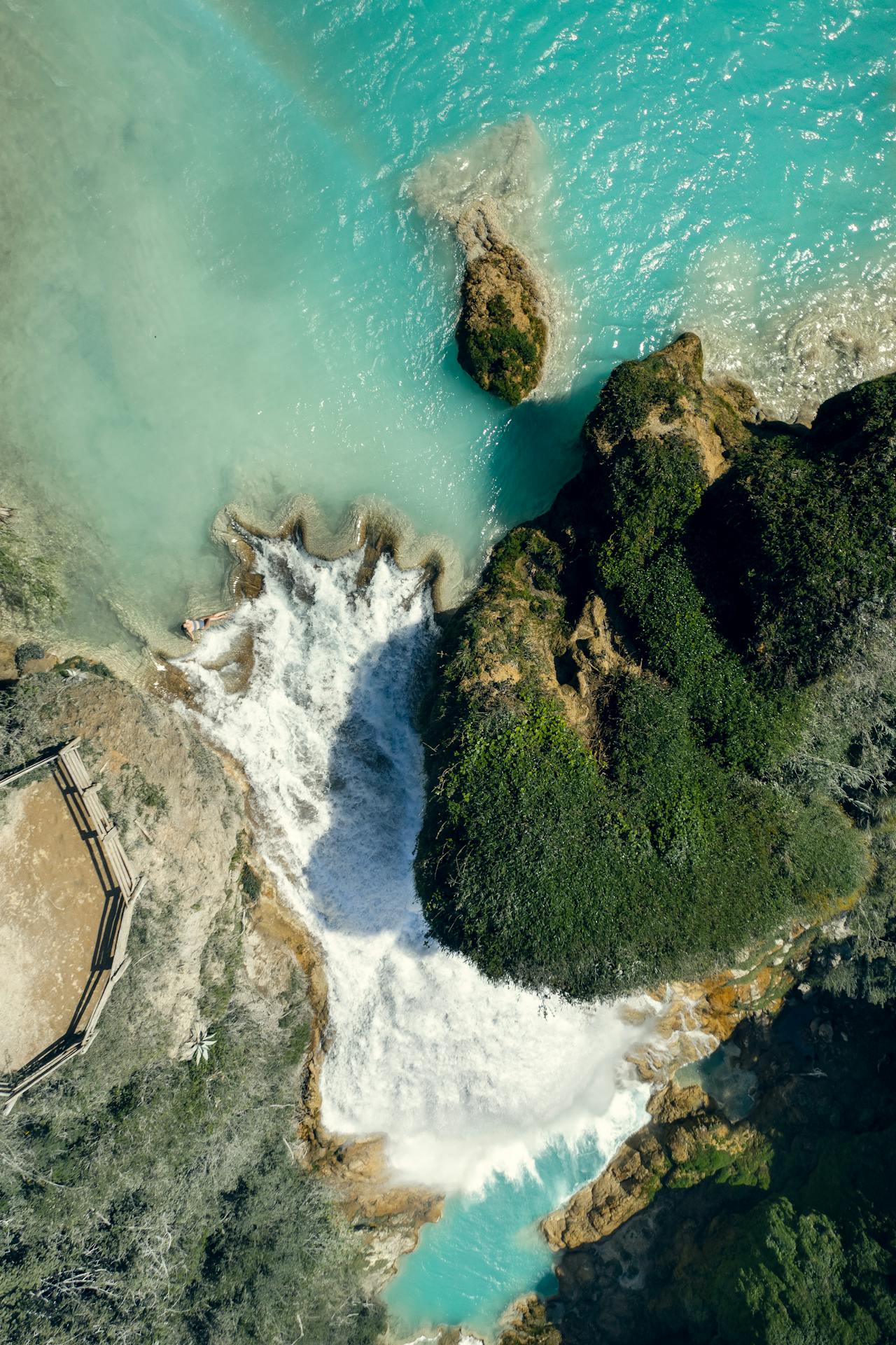 Cascadas AguaAzul landscape view 2