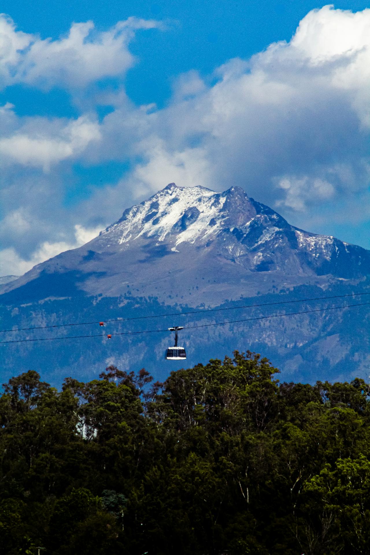 Popocatépet And Iztaccíhuatl landscape view 2