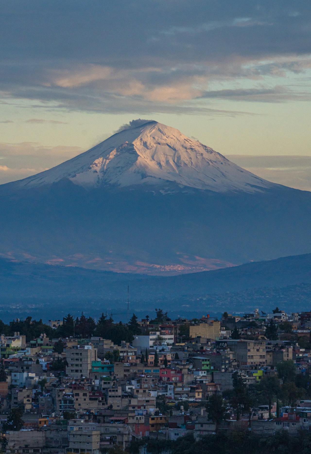 Popocatépet And Iztaccíhuatl landscape view 3