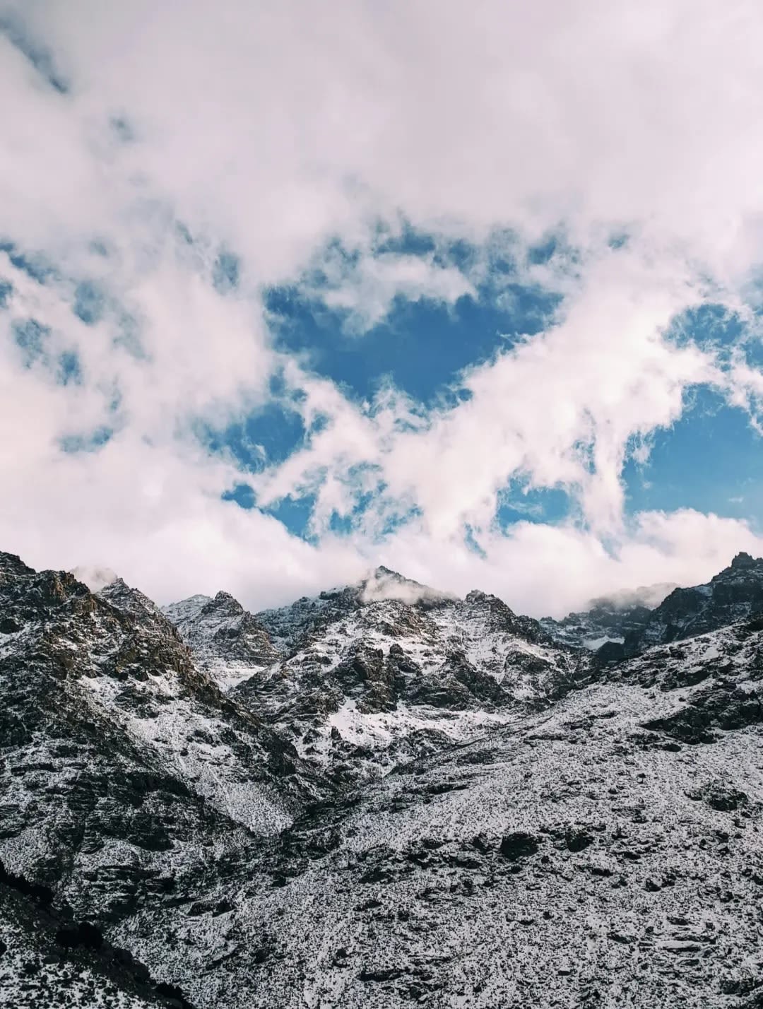 Atlas Mountains,  snowy mountain