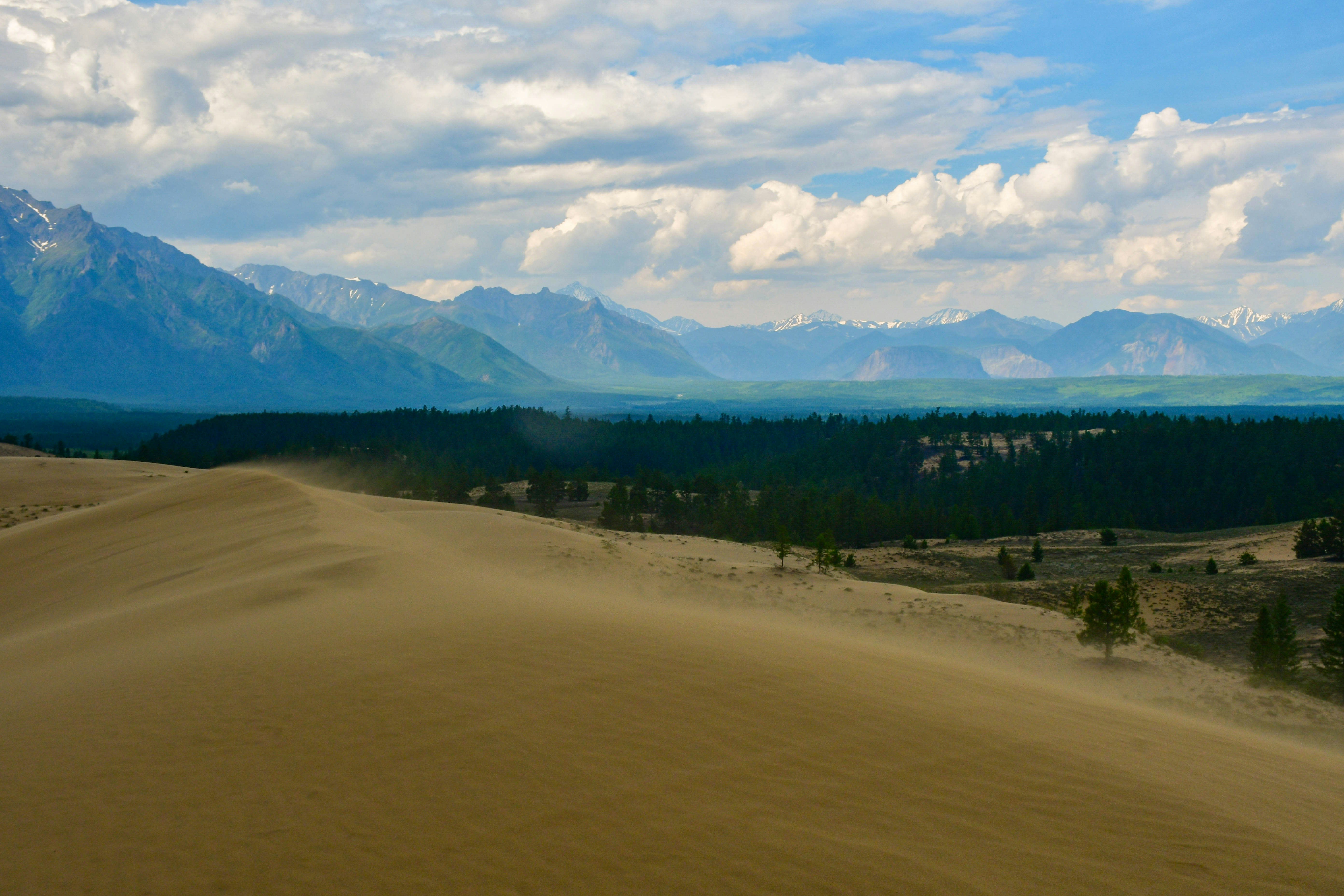 Remote taiga and mountain ridges of the Trans-Baikal region, Zabaykalsky Krai Russia
