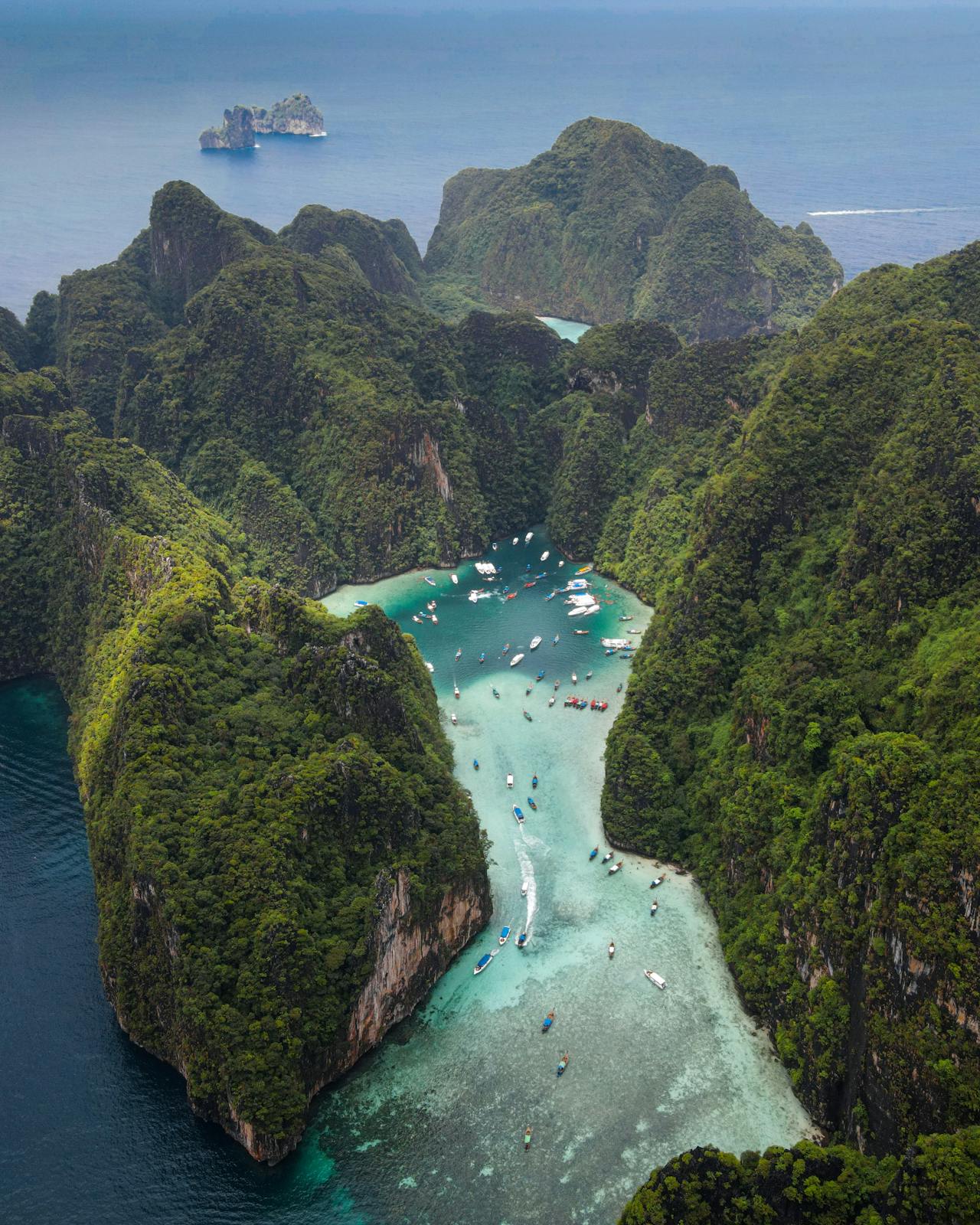 Phi Phi Islands landscape view 2