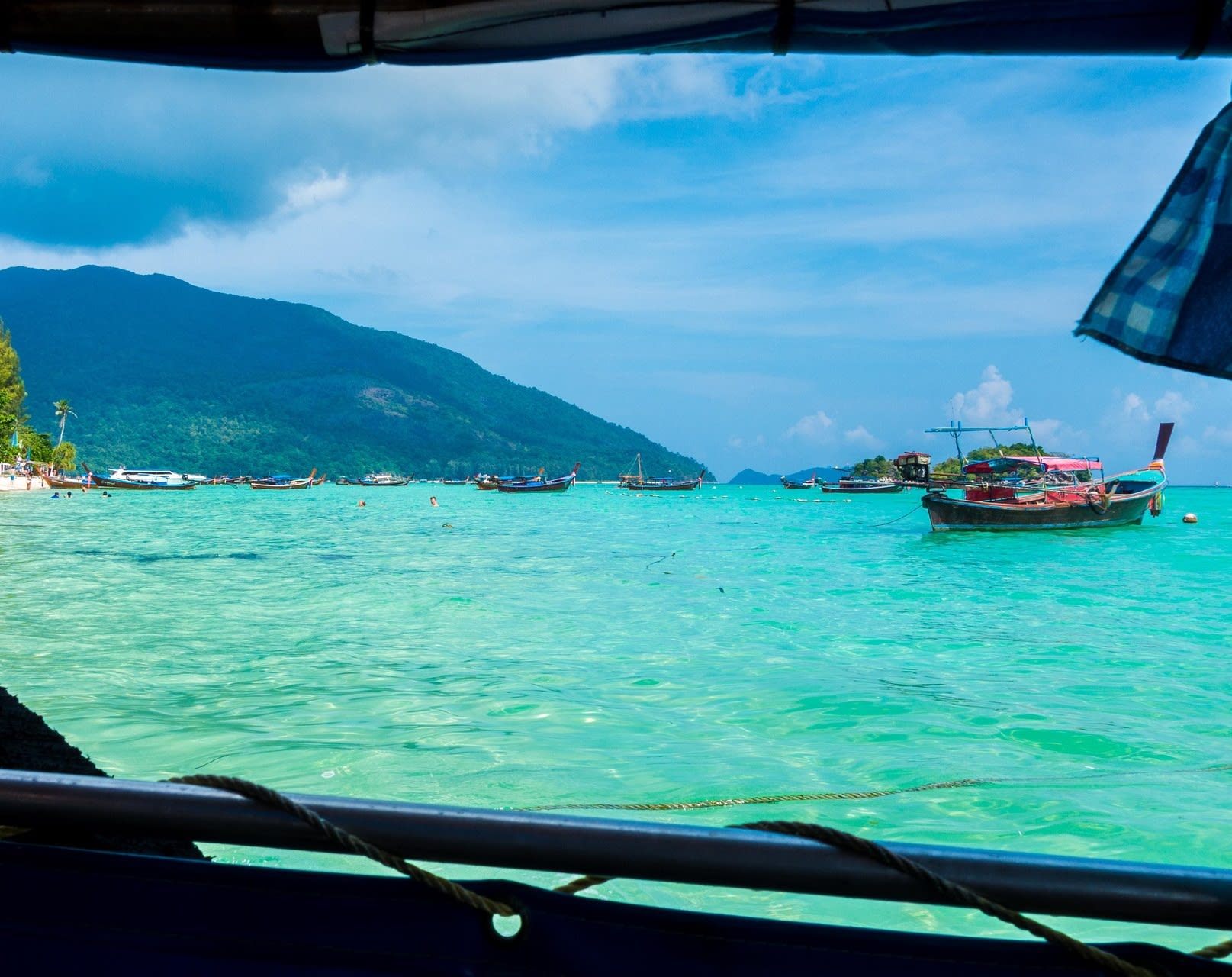Similan Islands turquoise waters and coral reef