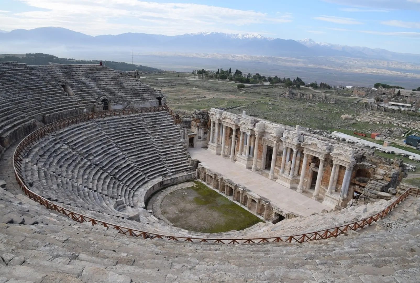 Roman theater ruins in Pamukkale