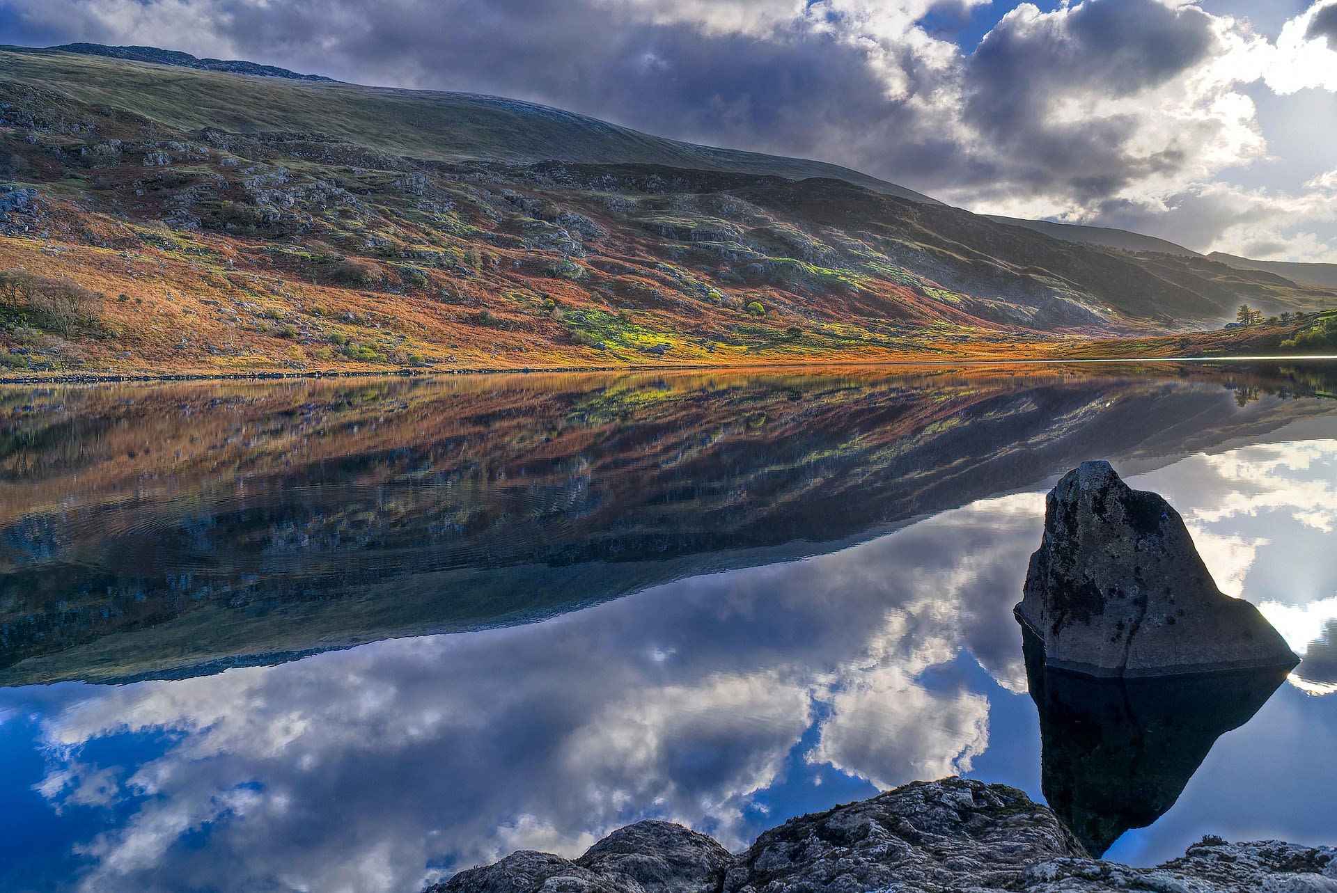 Snowdonia landscape view 0