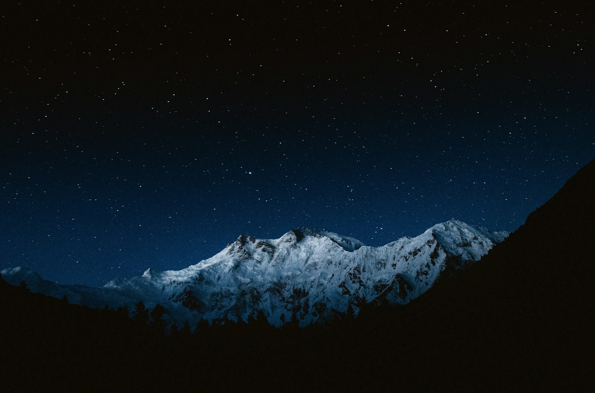 Sunrise light on the Rupal Face of Nanga Parbat, the world's highest mountain wall, Pakistan