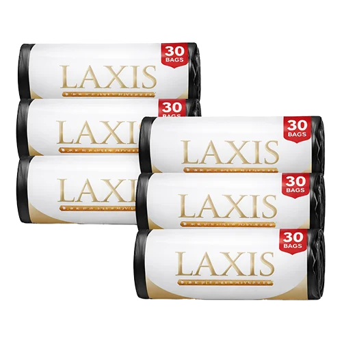 Oxo-Biodegradable Garbage Bag Size - 19x21 inch (30 Pcs x 6 Rolls)