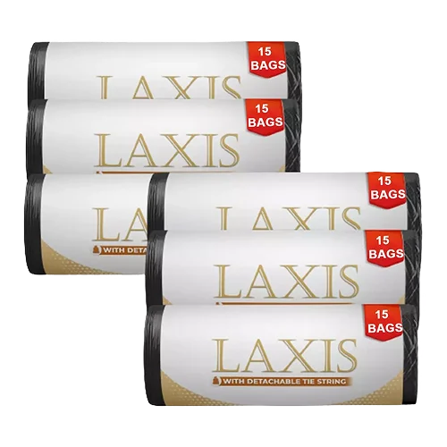 Oxo-Biodegradable Garbage Bag Size - 17x19 inch (30 Pcs x 6 Rolls)
