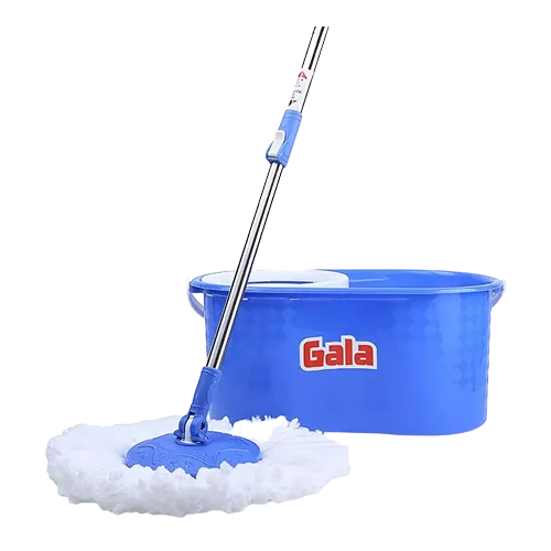 Gala - 151617 Aqua Spin Mop (Aqua Blue and White)