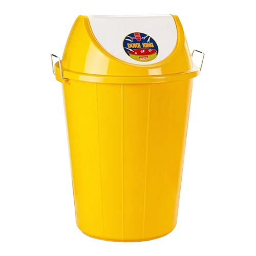 ARISTO 32 L Yellow Plastic Swing Lid Dustbin
