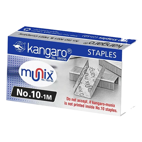 Kangaro - Stapler Pins No.10 - 1M (Pack of 20 Box)