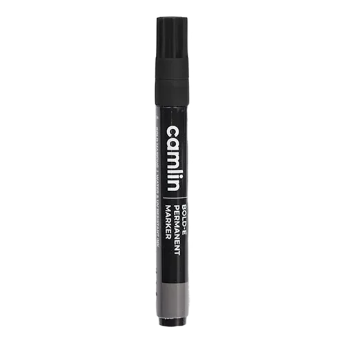 Camlin - Bold-E Black Permanent Marker (Pack of 10) 3