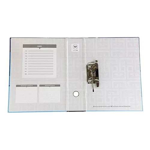 WorldOne 2.6 mm Hard Cover Lever Arch File LA419F 2