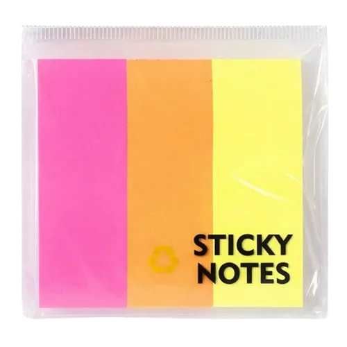 Assorted Page Markers  3x3 inch (Pack of 4) (40 Sheets Per Pack) 160 Sheets