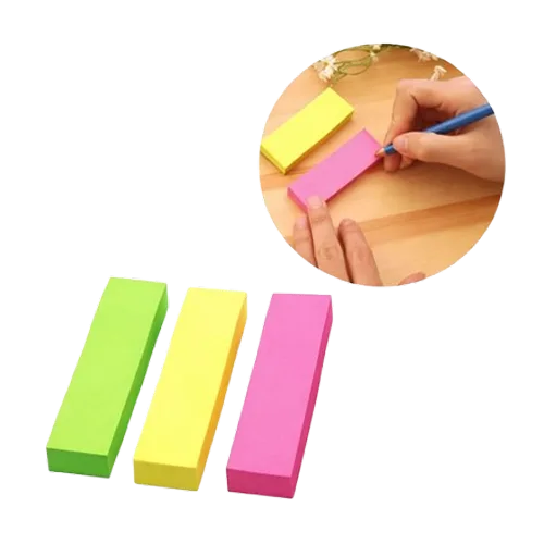 Assorted Page Markers 3x3 inch (Pack of 4) (40 Sheets Per Pack) 160 Sheets 2