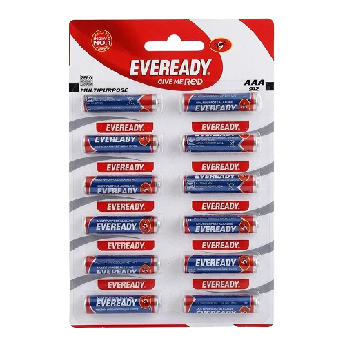 Eveready Blue AAA Zinc Carbon Batteries (Pack of 60)