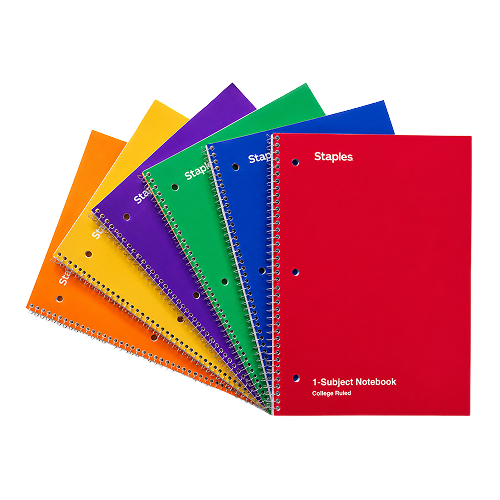 Staples - Spiral Pads (MEDIUM)