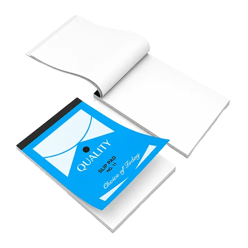Slip Pad No. 22-10.5 x 16.5 cm Plain Paper Memo Note Pad, 35 Sheets (70 Pages), Unruled Pocket Notebook for Office Pad (Pack of 10)