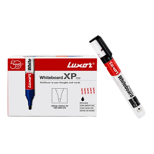 Luxor - 1223 Whiteboard Marker Pens Red (Pack of 10)