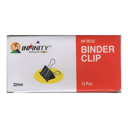 Infinity - Binder Clip 32mm (Pack of 12 clip)
