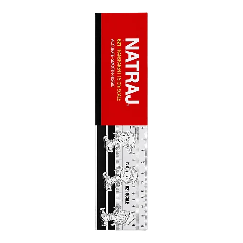 Natraj 621 - Plastic Scale - 30 cm (Pack of 2)