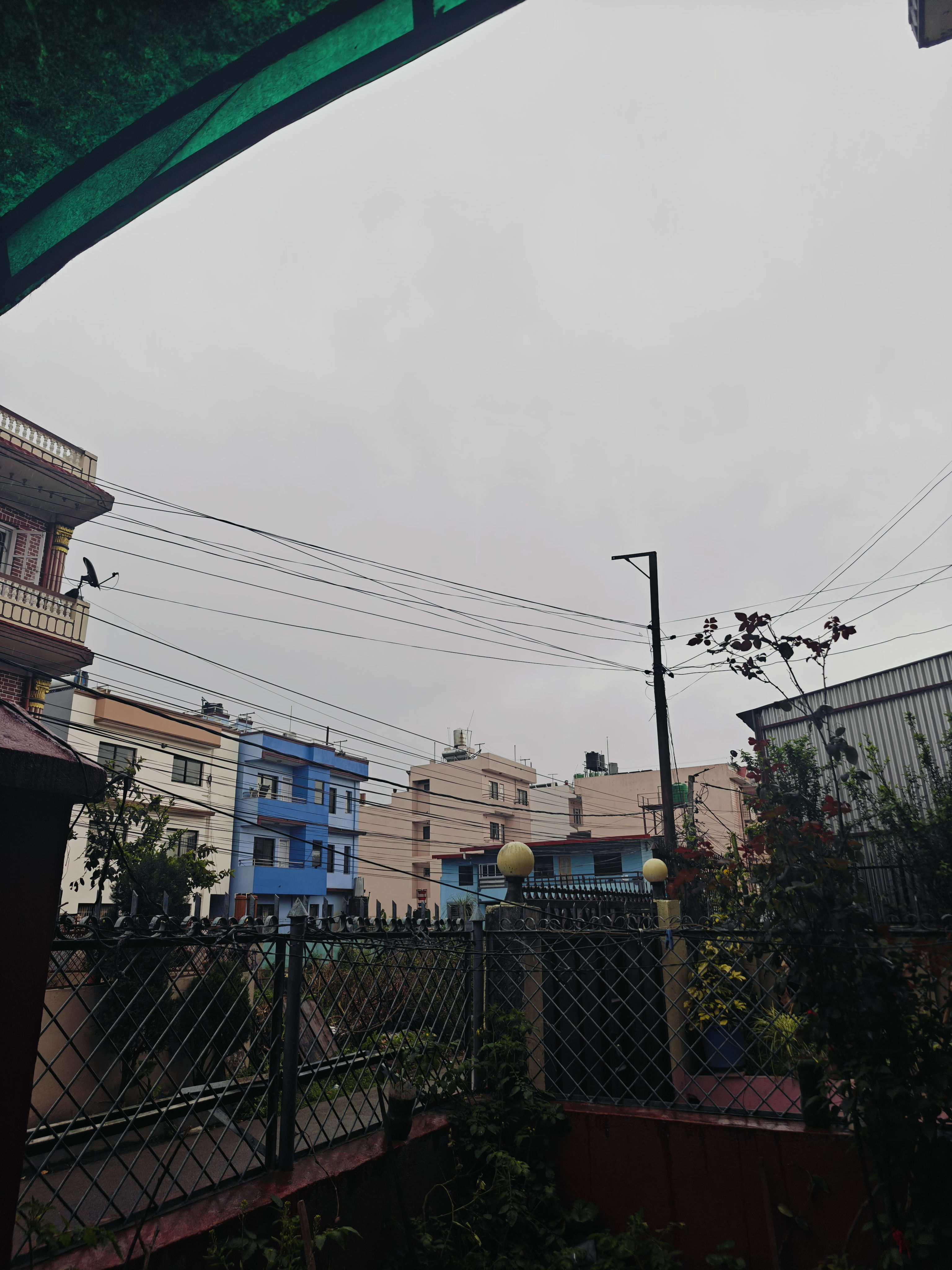 the rainy kathmandu.