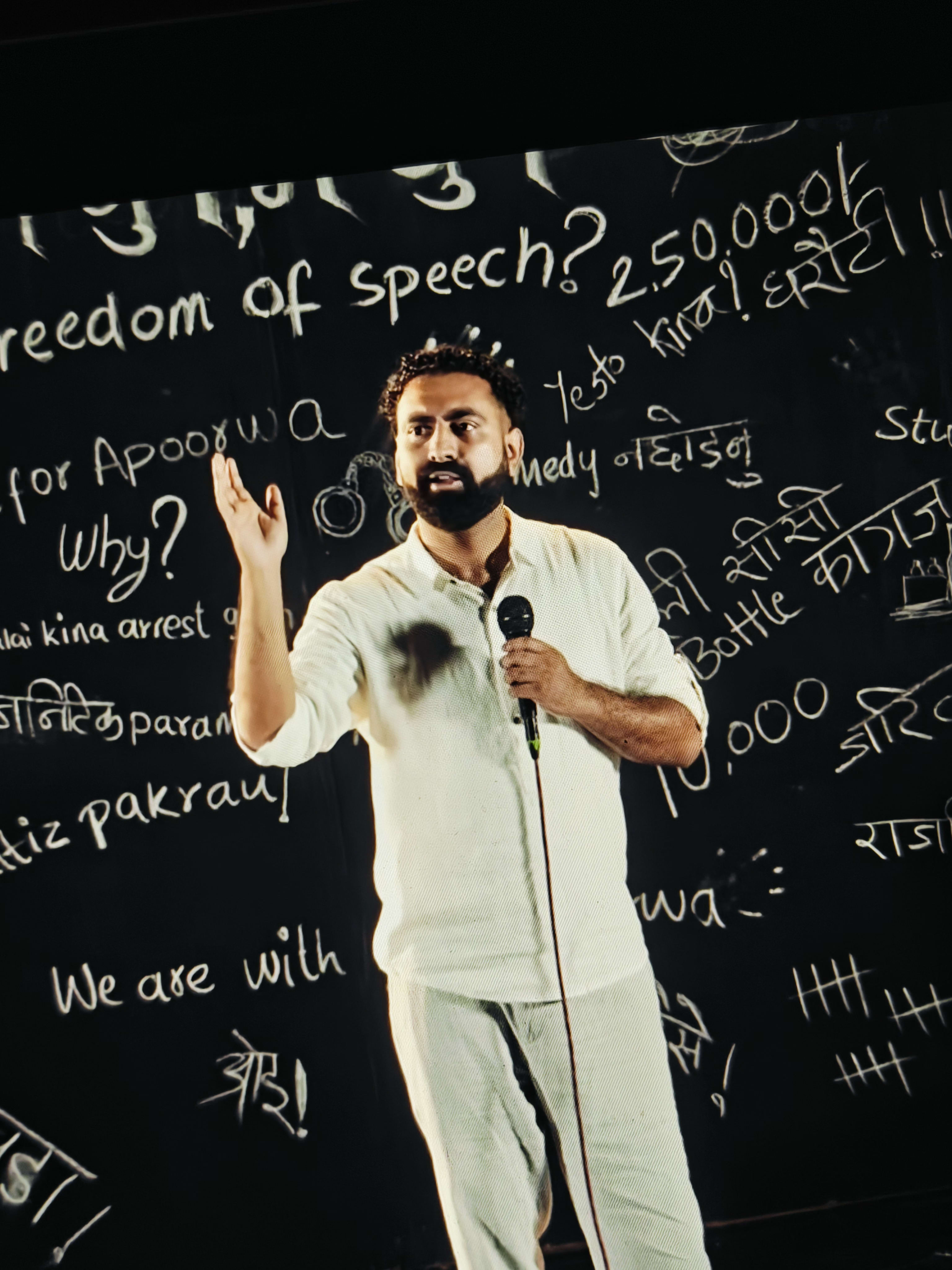 the freedom of speech.