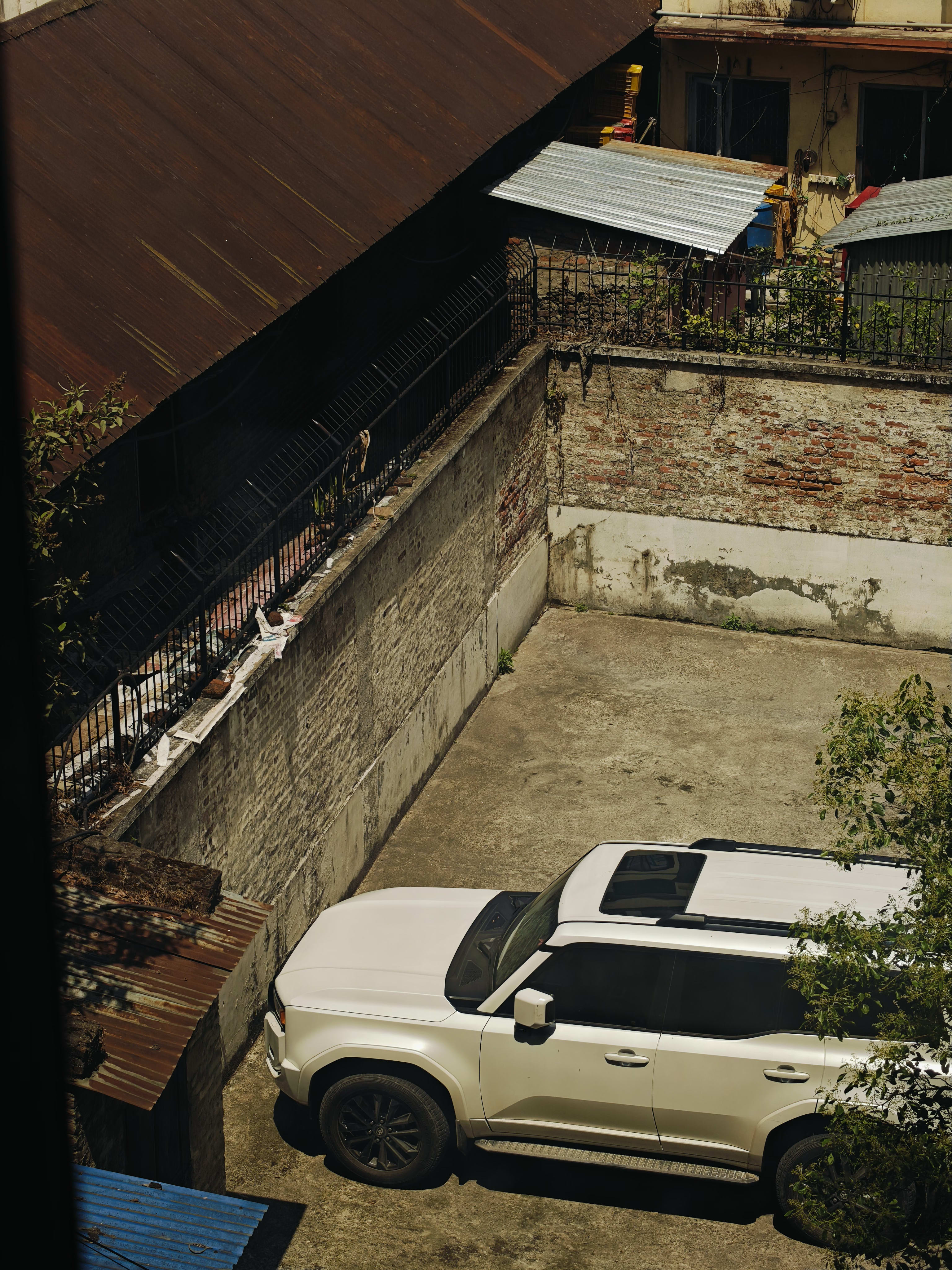 the parking.