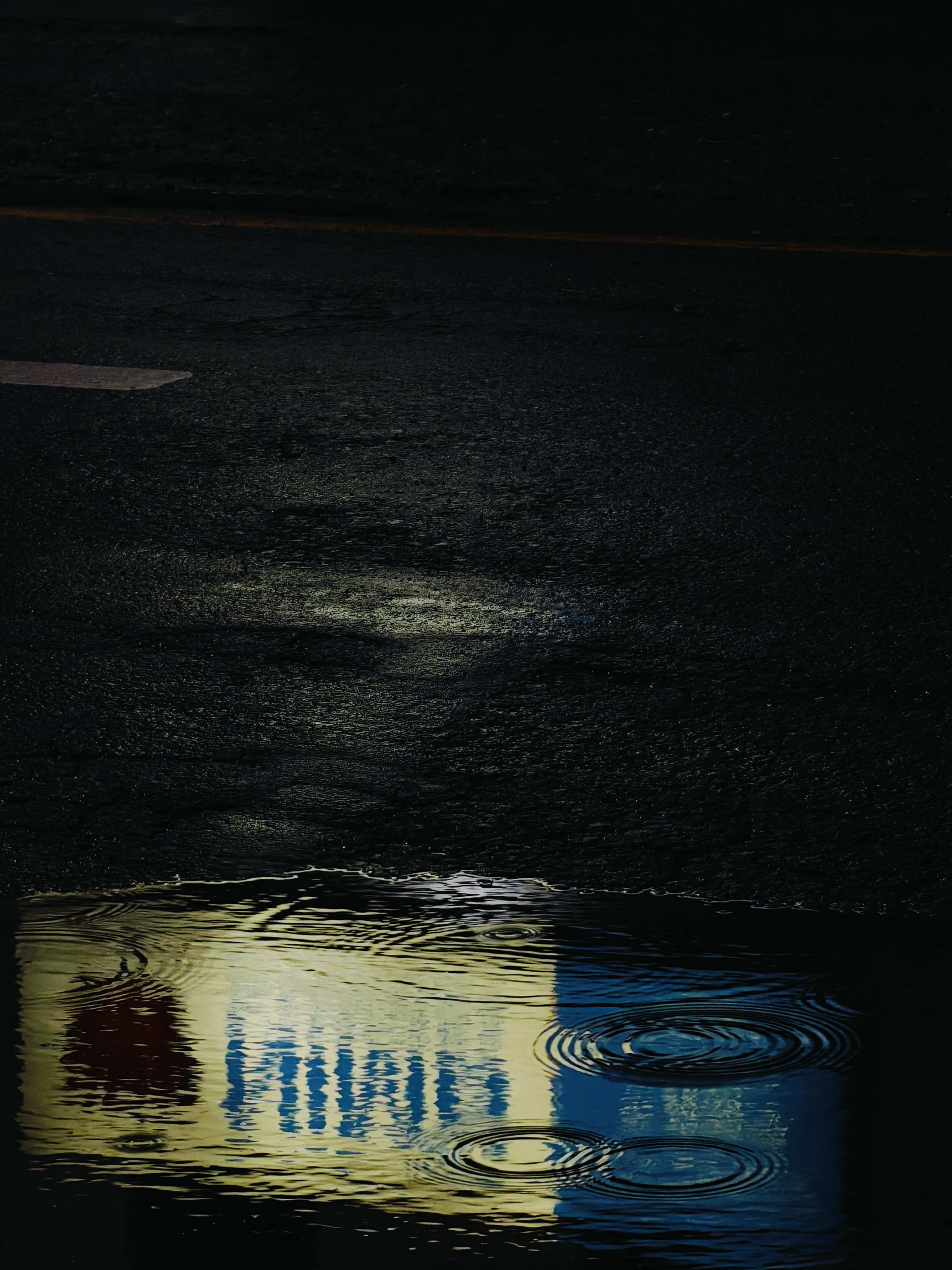 the reflection.