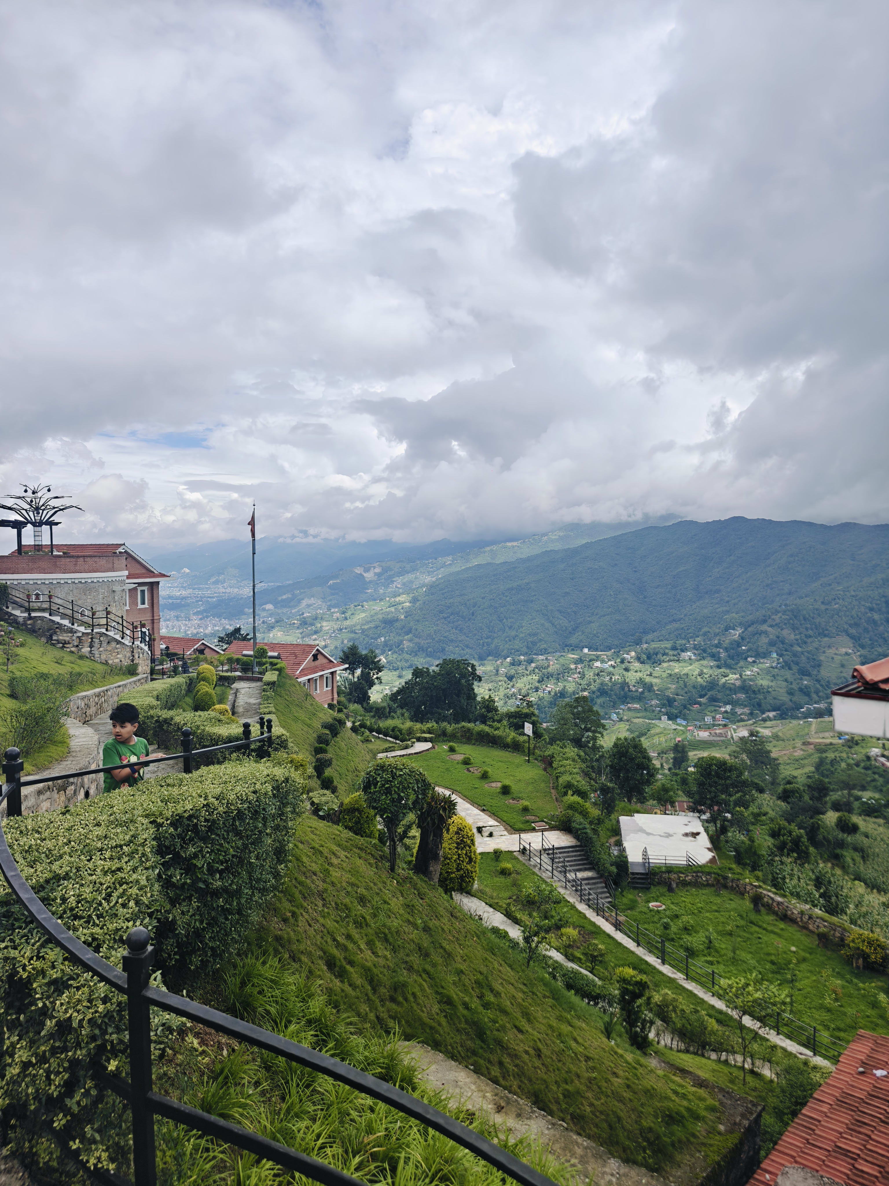 the nagarkot hills.