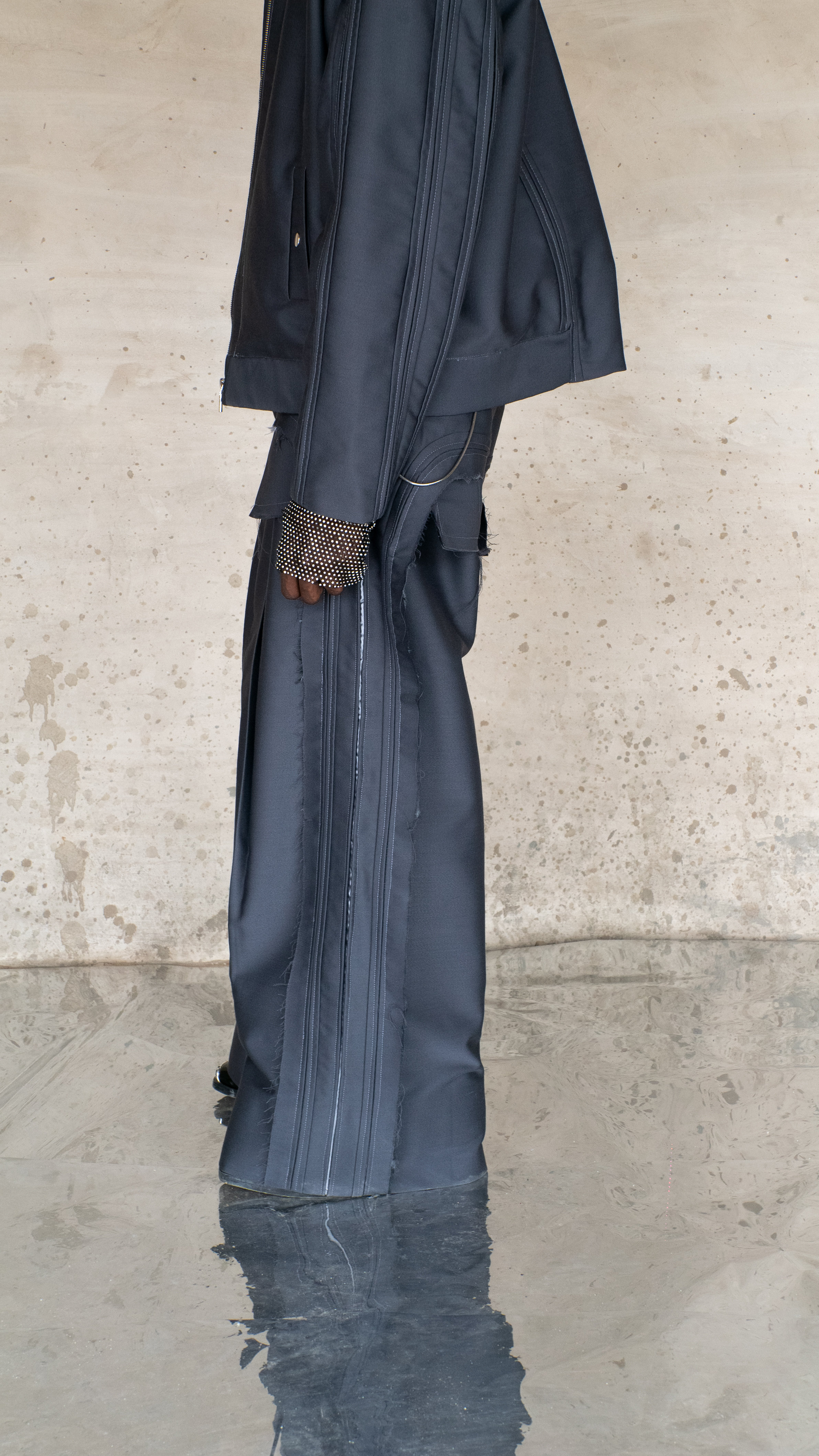Inception 001 - Jacket and Pant Set in 60% Polyester, 40% Cotton, Trim: Nylon or Technical Tape - Image 3