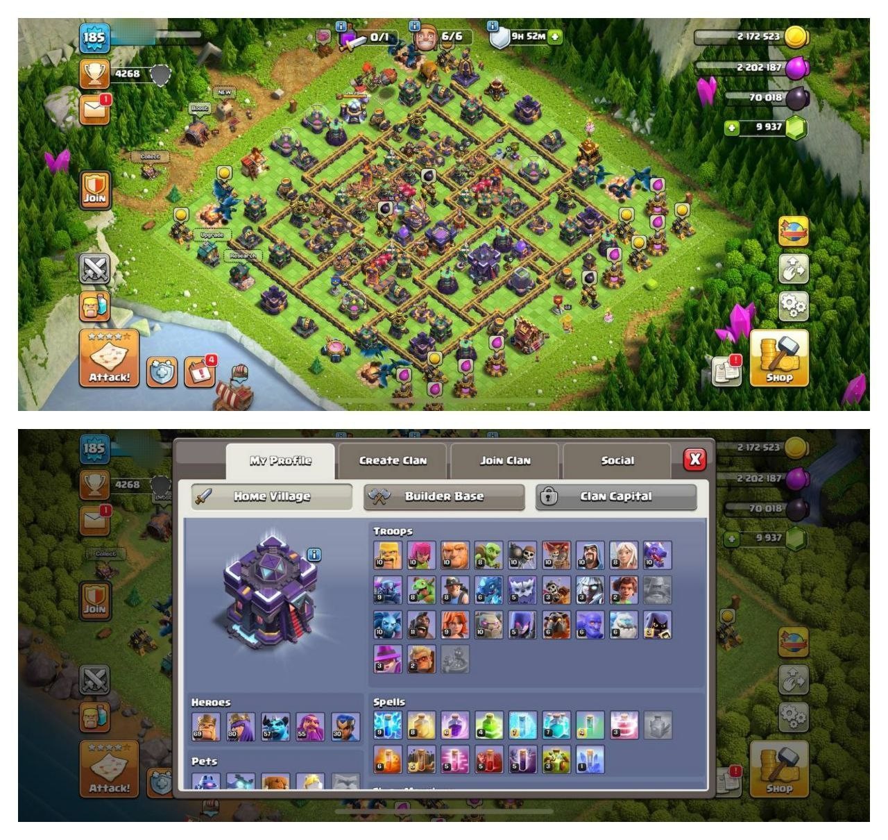 {STRONG ACCOUNT} TH15 SEMI MAX⚡️4 EPIC EQUIPMENT⚡️XP-185⚡️HERO 69-80-57-55-30⚡️FREE NAME CHANGE⚡️MAGIC ITEMS⚡️OP LAB⚡️INSTANT DELIVERY 🚚
