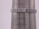 The Emporio Armani AR-1781 steel bracelet on a wrist sizing gauge, showing a circumference of 188mm (18.8cm).