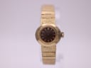 Seiko 17-0240 watch with brown dial and gold case, 1972