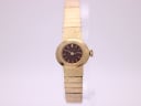 Seiko 17-0240 watch with brown dial and gold case, circa 1971