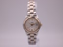 Tissot PR 50 J326/426 watch with cream dial and two-tone case, 1990s