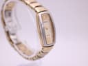 Another side-angle view of the Seiko Vivace watch, highlighting the rectangular case and the integrated bracelet.