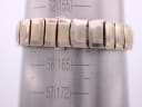 The Seiko Vivace watch bracelet shown on a wrist sizing gauge, indicating a circumference of approximately 165mm.