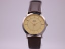 Seiko V701-0070 watch with champagne dial and two-tone case, circa 1991