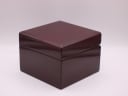 Closed original wooden presentation box for the Gianni Sabatini watch.