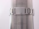 Close-up of the Seiko signed clasp on a wrist sizing gauge, showing a measurement of 172mm / 17.2cm.